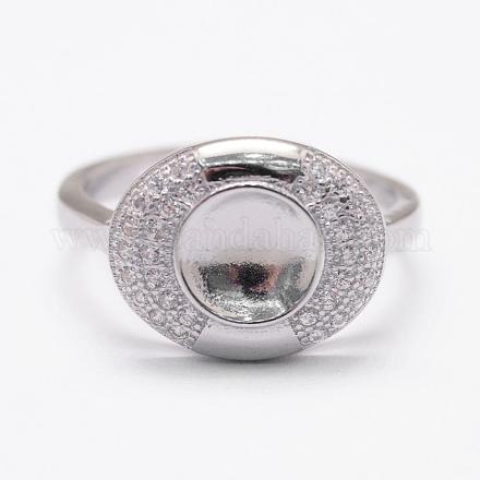 925 componenti dell'anello di barretta d'argento sterlina STER-P030-10P-1