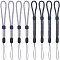 8Pcs 2 Colors Polyester Mobile Phon Straps, with Plastic Findings, Mixed Color, 20~22x1.1x0.6cm, 4pcs/color