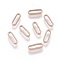 304 Stainless Steel Quick Link Connectors, Linking Rings, Oval, Rose Gold, 10x3.5x2mm, Inner Diameter: 8.5x2mm