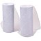 BENECREAT 50 Yards 6 Inch Glitter Tulle Silver Fabric Spools for Decoration Bows, Skirt Sewing, Wedding Party Ribbon, 25 Yards Per Roll
