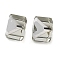 K9 Glass Imitation Austrian Crystal Beads, No Hole, Square, Dark Slate Gray, 4x4x4mm