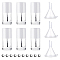 GLOBLELAND 10Pcs 10ml Empty Glass Nail Polish Round Bottles Empty Nail Polish Bottles Refillable DIY Glass Nail Polish Bottles with 10Pcs Mixing Agitator Beads and 2Pcs Plastic Funnel Hopper