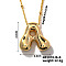 Simple and Stylish Brass Letter Pendant Satellite Chain Necklaces for Women Men, Golden, Letter A, 16.14 inch(41cm)