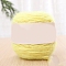 Polyester Knitting Yarn, for Garments Scarves Sweater Shawl Hats, Champagne Yellow, 200g/skein