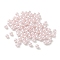 Plastic Imitation Pearl Beads, Round, Lavender, 4x3.5mm, Hole: 1mm