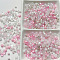 20G Glass Seed Beads, Mixed Shapes, DIY Necklace Bracelet Accessories, Pink, 2.5~7.5x2~4.5x2~4.5mm, Hole: 0.8~1.4mm