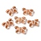 Transparent Lampwork Beads, Butterfly, Dark Salmon, 11x19x6mm, Hole: 1mm, about 55~65pcs/100g