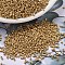 MIYUKI Delica Beads, Cylinder, Japanese Seed Beads, 11/0, (DB1832F) Duracoat Galvanized Matte Gold, 1.3x1.6mm, Hole: 0.8mm, about 10000pcs/bag, 50g/bag