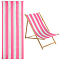 Chair Canvas Cloth, Beach Chair Cloth Replacement Supplies, Hot Pink, 1200x430x1.5mm