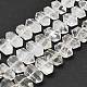 Chapelets de perles en cristal de quartz naturel G-F715-040B-1