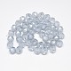 Electroplate Glass Beads Strands EGLA-Q085-10mm-10-2