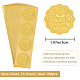 Self Adhesive Gold Foil Embossed Stickers DIY-WH0211-271-2