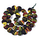 Handmade Frosted Lampwork Beads Strands LAMP-T007-09B-2