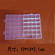 Contenedores de abalorios de plástico X1-CON-YW0001-07-2