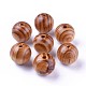 Perles rondes en bois naturel WOOD-Q009-30mm-LF-1