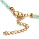 Glass Seed Beads Pendant Necklaces NJEW-JN03338-01-4