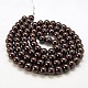 Perle de verre ronde perles en vrac pour collier de bijoux fabrication artisanale X-HY-6D-B40-2