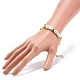 ABS Imitation Pearl & Synthetic Hematite Beaded Bracelet for Women BJEW-JB08433-3