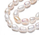 Fili di perle di perle d'acqua dolce coltivate naturali X-PEAR-N012-05D-4