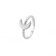 304 кольцо-манжета с открытой луной из нержавеющей стали для женщин RJEW-S405-224P-3