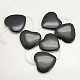 Natural Black Stone Beads Strands G-G186-1-1