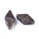 天然石化木マルチ連リンク  菱形  17.5~22x9.5~11.5x5.5~6.5mm  穴：1~1.5mm G-G790-25B-2