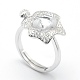 925 Sterling Silver Ring Components STER-P043-02-2