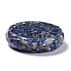 Resin with Natural Lapis Lazuli Chip Stones Ashtray DJEW-F015-06C-3