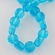 Chapelets de perles en verre mate FGLA-R038-10mm-03-2