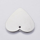 201 pendente in acciaio inossidabile con etichetta con pendenti vuoti STAS-F139-034P-2