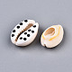 Perles de coquillage cauri naturelles SHEL-Q312-006A-3