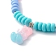 Polymer Clay Beaded Necklaces NJEW-JN03585-05-4