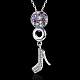 925 Sterling Silver Pendant Necklaces NJEW-BB18224-2