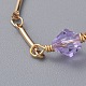 Bracelets de perles en cristal autrichien bicone BJEW-JB04806-03-2