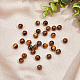 SUNNYCLUE 1 Box 100Pcs 8mm Tiger Eye Round Gemstone Beads Semi Precious Loose Spacer Beads Genuine Stone Beading for Adults DIY Bracelet Necklace Earrings Jewelry Making Crafts G-SC0001-47B-4