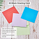 PandaHall 90pcs Square Paper Envelope 10cm Gift Invitation Envelope for Wedding Party DIY-PH0026-26-7