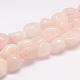 Chapelets de perles en quartz rose naturel G-K153-D36-2
