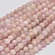 Brins de perles de kunzite naturelles rondes de qualité ab G-M304-04-4.5mm-1