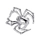 Регулируемое кольцо из сплава паука для хэллоуина RJEW-O048-01P-1