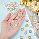 NBEADS 28 Pcs Ceramic Alloy Charms FIND-NB0001-79-3
