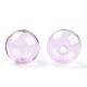 Cuentas de globo de vidrio de borosilicato alto de golpe transparente GLAA-T003-09A-1
