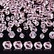 10 brins 2 brins de perles de verre de galvanoplastie transparentes de style EGLA-SZ0001-37A-1