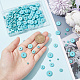 Nbeads 180Pcs 6 Styles Synthetic Turquoise Beads G-NB0004-81-3