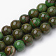 Chapelets de perles en jaspe avec images naturelles G-S272-10mm-03-1