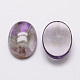 Oval Natural Amethyst Cabochons G-K020-14x10mm-03-2
