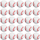 30 perlina in silicone da baseball&nbsp;SIL-SC0002-64-1