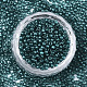 Perles rocailles en verre opaque mat SEED-S042-06A-01-2