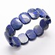 Natural Lapis Lazuli Bead Stretch Bracelets BJEW-M162-06-2