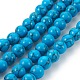 Chapelets de perles en turquoise synthétique G-E511-02-10mm-1