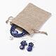Lapis Lazuli Beads Wrap Bracelets and Earrings Jewelry Sets SJEW-JS00905-03-7